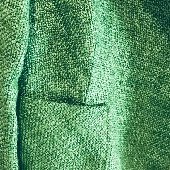 Zara tweed blazer - gorgeous green! - Picture 2 of 7
